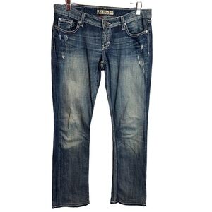 BKE Sabrina Boot Cut Jeans with‎ Distressing 29